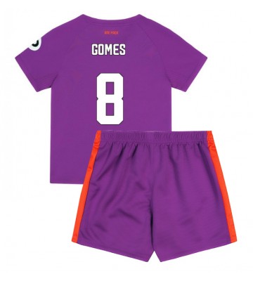 Wolves Joao Gomes #8 Tercera Equipación Niños 2024-25 Manga Corta (+ Pantalones cortos)